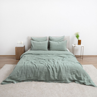 Green Milieu Duvet Cover 