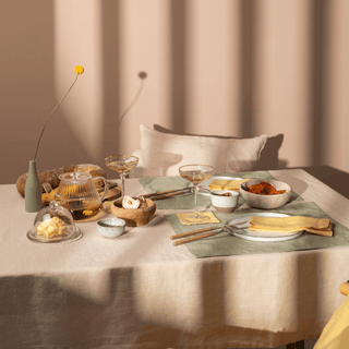 4x Sage Placemats Bundle - Linen Tales Global 2