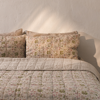 Botany 2 & Melange Quilted Blanket + Botany 2 & Melange Quilted Pillow Sham 4 