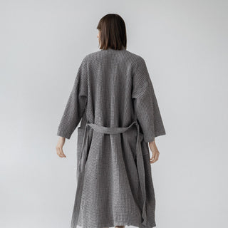Dark Grey Bathrobe & Towel Bundle 3