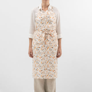 Fall Watercolor Linen Chef Apron 1
