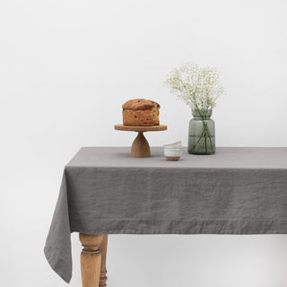 Stone Linen Tablecloth 