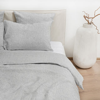 Thin Black Stripes Duvet Cover 2