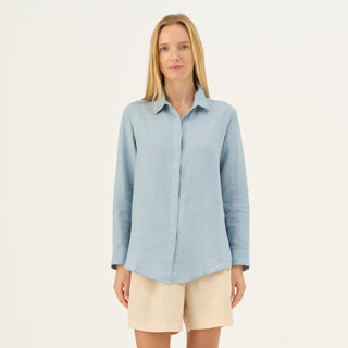 Allure Linen Azalea Shirt - Linen Tales Global 1