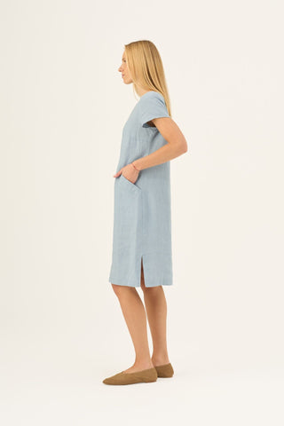 Allure Linen Goldenrod Dress - Linen Tales Global 3