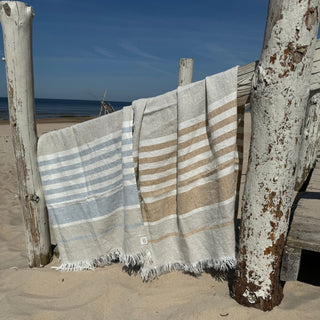 Allure Stripe Linen Beach Towel - Linen Tales 5