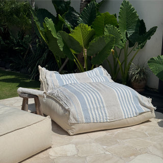 Allure Stripe Linen Blanket - Linen Tales 8