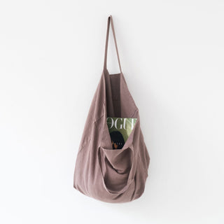 Ashes of Roses Linen Big Bag - Linen Tales 