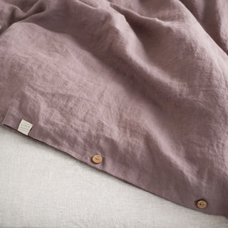 Ashes of Roses Linen Duvet Cover Set - Linen Tales 3