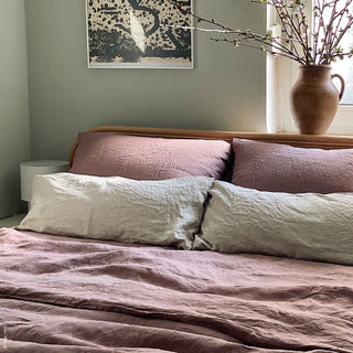 Ashes of Roses Linen Pillowcase - Linen Tales 5