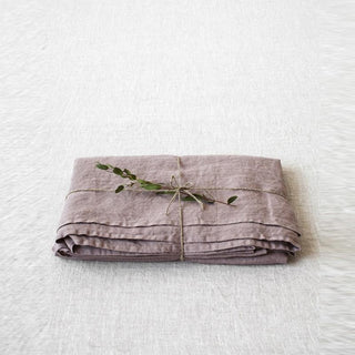 Ashes of Roses Linen Flat Sheet - Linen Tales 