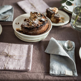 Ashes of Roses Linen Tablecloth - Linen Tales 