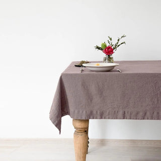 Ashes of Roses Linen Tablecloth - Linen Tales 