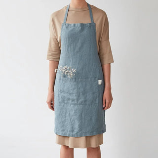 Blue Fog Linen Daily Apron - Linen Tales 