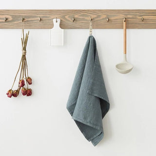 Blue Fog Linen Kitchen Towel - Linen Tales 
