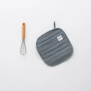 Blue Fog Linen Potholder - Linen Tales 