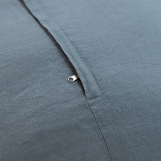 Blue Fog Linen Quilted Pillow Sham - Linen Tales 4