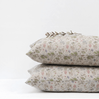 Botani Linen Pillowcase - Linen Tales Global 