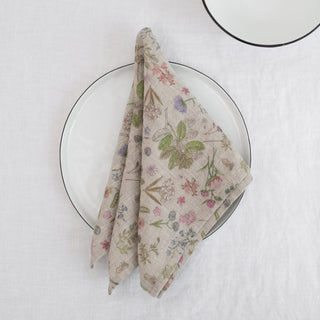 Botany 2 Lightweight Linen Napkins Set of 2 - Linen Tales 