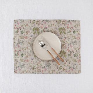 Botany 2 Lightweight Linen Placemat - Linen Tales 1