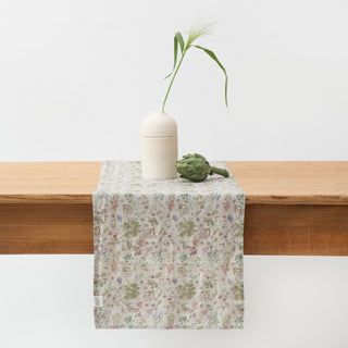 Botany 2 Lightweight Linen Table Runner - Linen Tales 