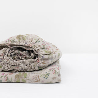 Botany 2 Linen Fitted Sheet - Linen Tales 
