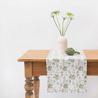 Botany Linen Table Runner - Linen Tales 