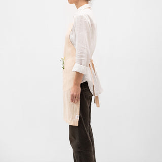 Brazilian Sand Linen Daily Apron - Linen Tales Global 