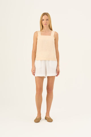 Brazilian Sand Linen Polka Top - Linen Tales Global 2