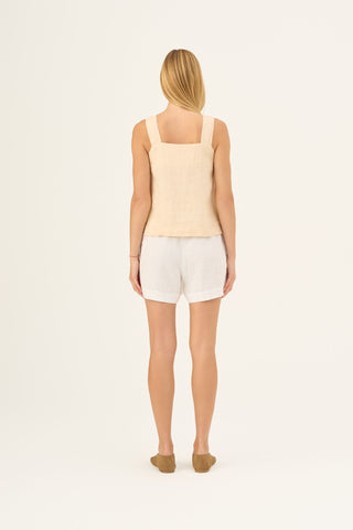 Brazilian Sand Linen Polka Top - Linen Tales Global 3