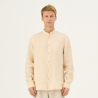 Brazilian Sand Linen Snapdragon Shirt - Linen Tales Global 