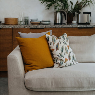 Bronze Linen Cushion Cover - Linen Tales 3