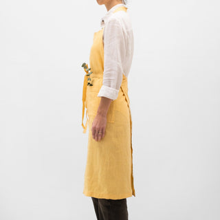 Butter Linen Chef Apron - Linen Tales Global 2