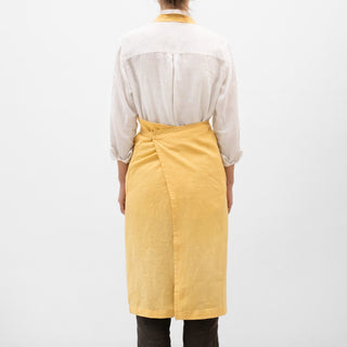 Butter Linen Chef Apron - Linen Tales Global 3