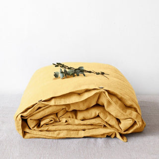 Butter Linen Duvet Cover - Linen Tales Global 