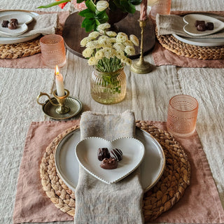 Cafe Creme Lightweight Linen Placemat - Linen Tales 4