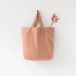 Cafe Creme Linen Big Bag - Linen Tales 