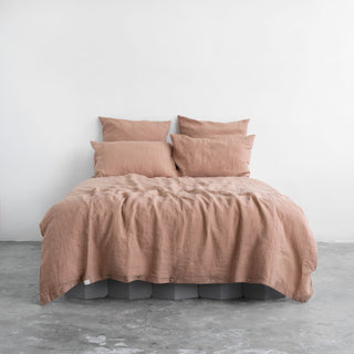 Cafe Creme Linen Duvet Cover Set - Linen Tales 
