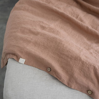Cafe Creme Linen Duvet Cover Set - Linen Tales 