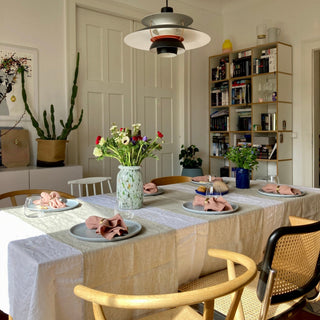 Cafe Creme Linen Napkins Set of 2 - Linen Tales 2