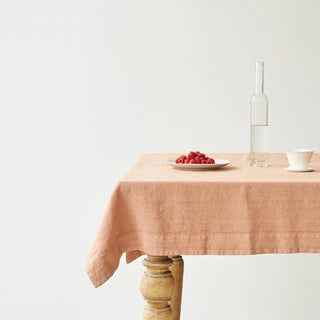 Cafe Creme Linen Tablecloth - Linen Tales 