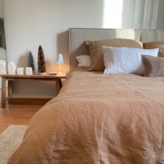 Camel Linen Duvet Cover - Linen Tales 4