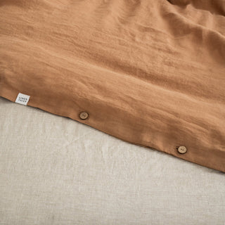 Camel Linen Duvet Cover - Linen Tales 5