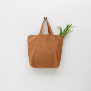 Clay Linen Big Bag - Linen Tales 