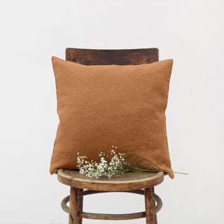 Clay Linen Cushion Cover - Linen Tales 
