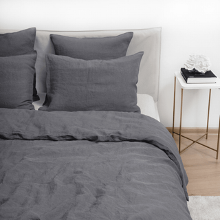 Dark Grey Bedding Bundle - Linen Tales 3