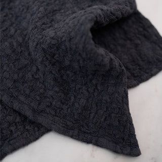 Dark Grey Linen Dishcloth Set of 2 - Linen Tales 3