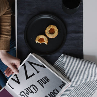 Dark Grey Linen Placemat - Linen Tales 