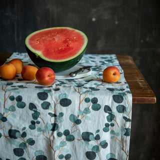 Eucalyptus Linen Table Runner - Linen Tales 