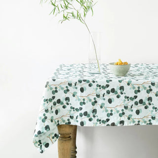 Eucalyptus Linen Tablecloth - Linen Tales 